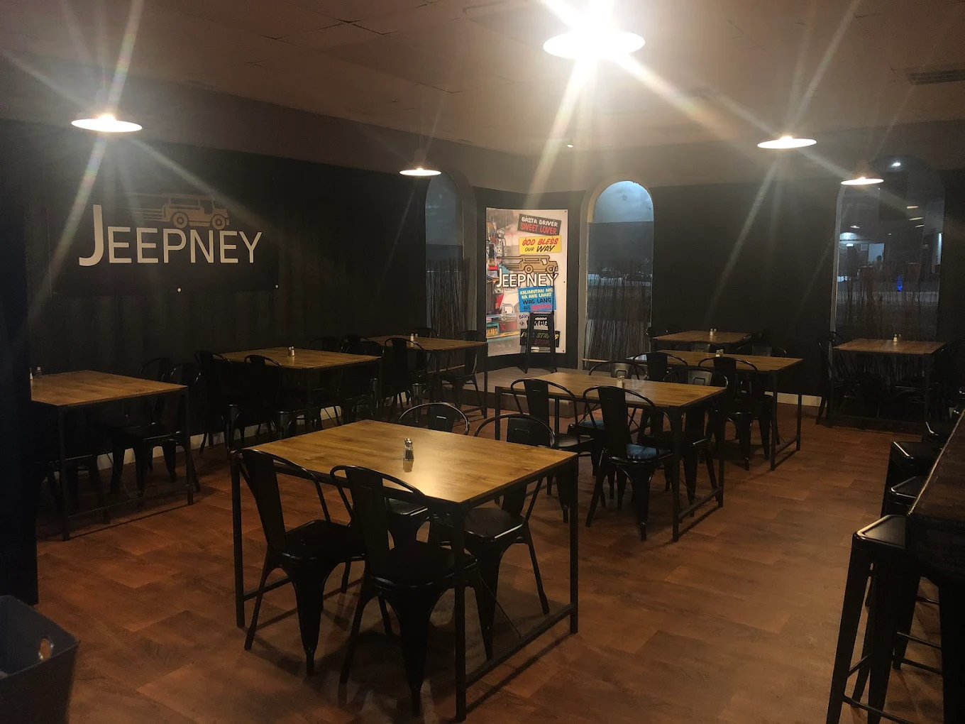 Family dining at Jeepney Winnipeg — authentic Filipino restaurant in Winnipeg