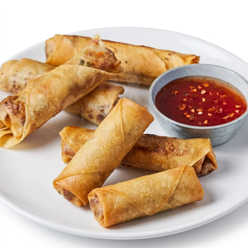 Lumpia — Filipino spring rolls for party trays at Jeepney Winnipeg